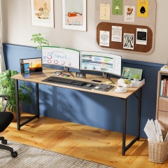 PayLessHere 63 Inch Nature Computer Desk with Metal Frame, Adjustable Feet,Pack of 1 PayLessHere 63 Inch Nature Computer Desk with Metal Frame, Adjustable Feet,Pack of 1