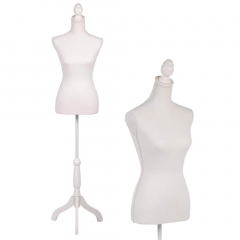 FDW 67 "H Polypropylene New Female Mannequin with Stable Stand, Perfect for Display(White)
