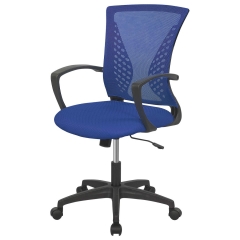 FDW Ergonomic Home Office Chair, Lumbar Support, Rolling Swivel for Women(Blue)