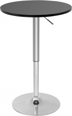 FDW 35" Height Modern Bar Table Height Adjustable Kitchen Dining Table Round Pub Table,Black FDW 35" Height Modern Bar Table Height Adjustable Kitchen Dining Table Round Pub Table,Black