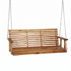 FDW Wooden Porch Swing 5 ft,Patio Bench Swing for Courtyard & Garden, Upgraded Water-Resistant 800 lbs Strong Load Capacity for Yard | Balcony, Nature FDW Wooden Porch Swing 5 ft,Patio Bench Swing for Courtyard & Garden, Upgraded Water-Resistant 800 lbs Strong Load Capacity for Yard | Balcony, Nature