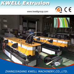 PE material single wall corrugated pipe extrusion line