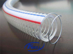 plastic flexible steel wired hose extrusion machine