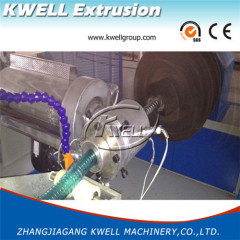 PVC steel wire enhanced water hose tubing extruder making machine