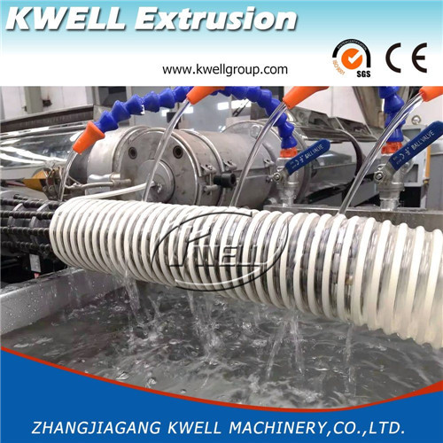 PVC sand suction spray spiral helix hose making machine equipment