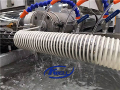 Machine testing-PVC spiral suction hose extrusion line