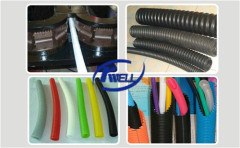 Buy cheap China plastic corrugated pipe extrusion extruder machine Kwell Machinery Group