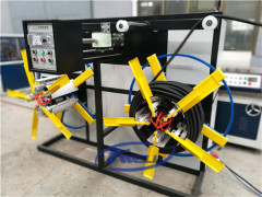 Plastic hdpe corrugated pipe coiler winding machine Kwell Machinery Group