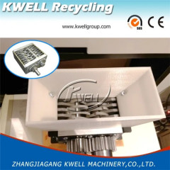 Mini plastic paper shredder shredding chamber electroplated China Kwell Machinery Group