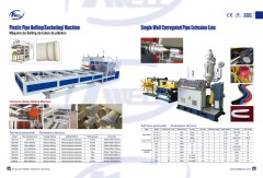 Plastic Pipe Belling(Socketing) Machine/ Máquina de Belling de tubos de plástico