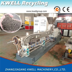 WPC die face hot cutting pellet granule making extruder machine Kwell China