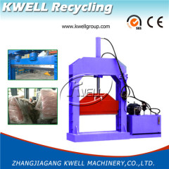 Single knife hydraulic splitter Guillotine for waste foil roll bale cutting machine cutter