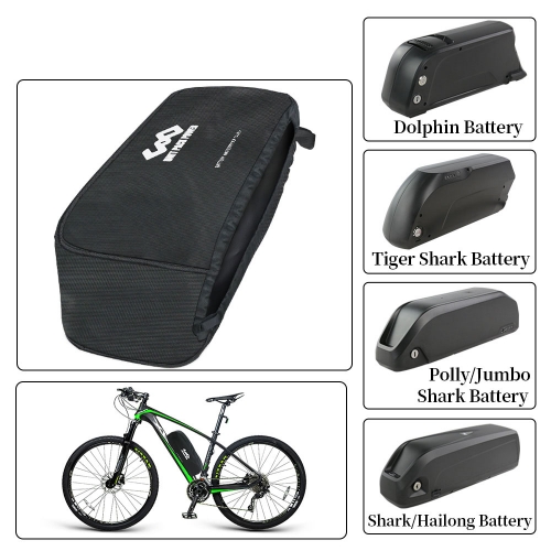 Wasser-Proof abdeckung für Ebike Batterie Staub-Proof Anti-schlamm Abdeckung Tasche für Hailong/Tiger Shark/delphin/Jumbo Stil Lithium-Batterien