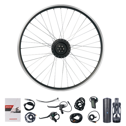 U005-L 36V 350W Rear Hub Motor Waterproof Electric Bicycle Conversion Kits with bottle battery for 26" electric bicycle