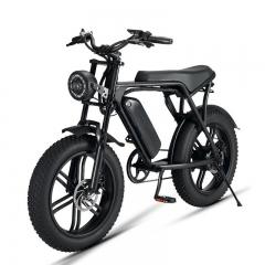 Black 48V 350W Ebike with 15AH battery