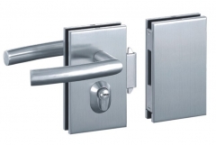 Glass door lock