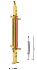 KD-10 304 Stainless Steel&Wooden  Handrail/Railing/Balustrade for frameless glass