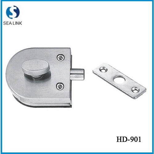 Glass door lock