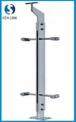 KD-03 304 Stainless Steel Handrail/Railing/Balustrade for frameless glass
