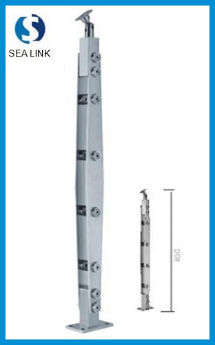 KD-06 304 Stainless Steel Handrail/Railing/Balustrade for frameless glass