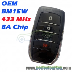 OEM BM1EW 433MHz 8A Chip Smart Key for Toyota Hilux Fortuner 2015-2023