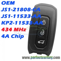 OEM JS1-21808-CA JS1-11533-AA 434MHz 4A Chip Smart Key for Ford Territory