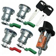 703369 Ignition Cylinder 4 Door Lock Keys Set Ignition Lock Door Lock For Ford Econoline Van E150 E350 E250