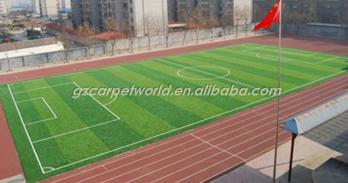 Outdoor Sports Green Artificial Grass Carpet For Football