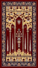 Wilton Carpet Used As  Mosque prayer Carpet Rugs With Good Quality