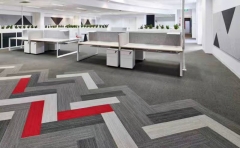 Modern Design Carpet PVC Backing Commercial Carpet Tile For Office 50x50 cm