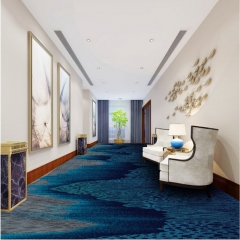 Nylon printed luxury corridor carpet banquet hall corridor carpet use for hotel corridor carpet