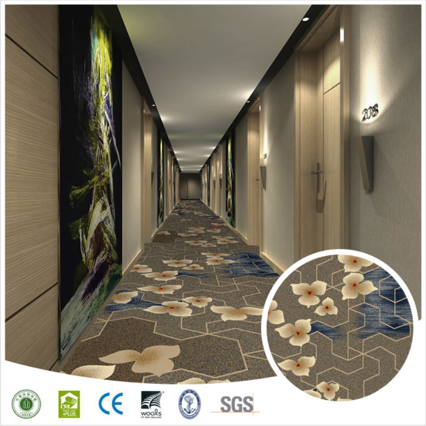 New Public Area Design Corridor Carpet For Hotel Hallway