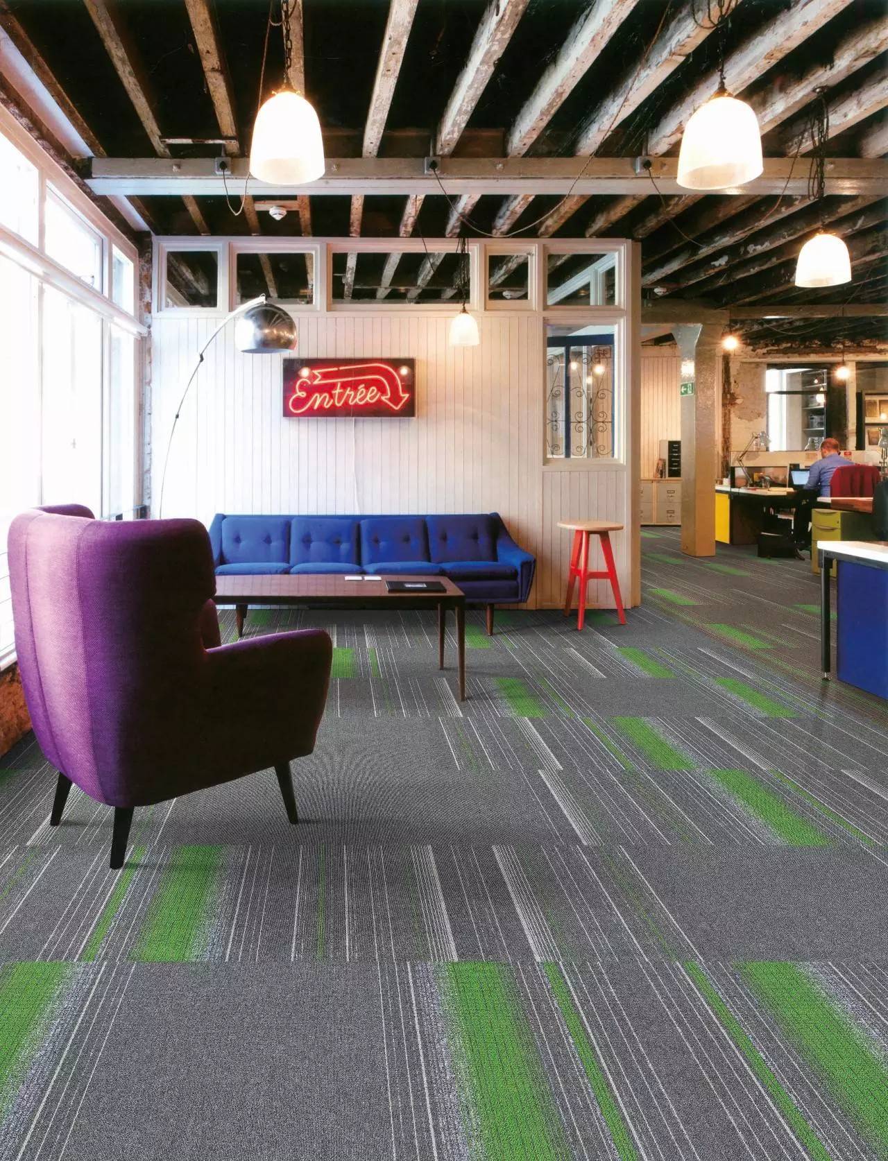 Washable Office Carpet Tiles Commercial Design Durable Modern Carpet