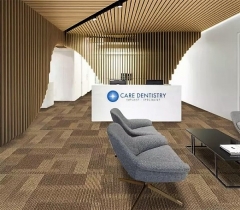 Modern Design Office Carpet Tile Nylon /PP Solution Dyed 50x50cm