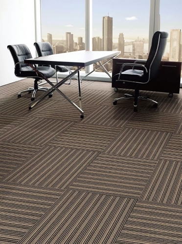 Fireproof nylon 6 printed carpet tiles for office, hotel, home , auditorium