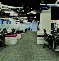 Office furniture supporting office carpet manufacturers