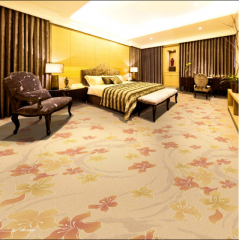 Design Fire Resistance Axminster Carpet For 5 Star Hotel Guestroom