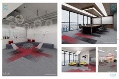 Hotel/office USE carpet 50x50 und 60.96*60.96 size Carpet Tiles Removable PP/nylon Carpet Tiles With GUT Price