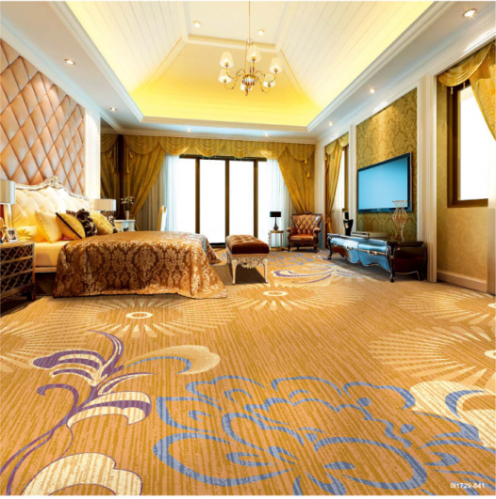 5 Star Hotel Ballroom Carpet Banquet Hall Carpet Antibacterial Afghan Acoustic Axminster Carpet