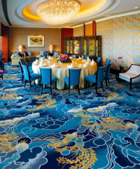 High Quality Hotel Room Pattern Luxury Nylon Printed Carpet 4m Width