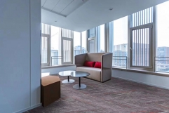Modern Design Office Floor Carpet Tiles Floral Pattern Carpet Tiles