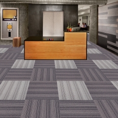 High Quality 50x50cm Carpet with PVC Backing Commercial Office Use Carpet Tiles