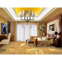 5 Star Hotel Guestroom Carpet Fire Resistant Carpet