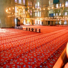 Religious & Traditional Mosque Carpet with High Color Fastness