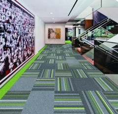 High-grade nylon office carpet, polypropylene square carpet, PU/PVC backing