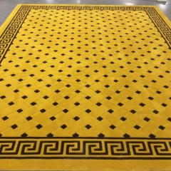 Manufacturers supply handmade carpets for luxury five-star hotels using wool handmade carpets