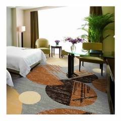 7.5mm pile hight pattern luxury Axminster carpet, colorful wall to wall carpet