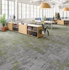 High Quality Luxury 100% Pp Carpet Tiles Office Oem Office Commercial Carpet Tiles 50x50cm Squares Carpet Factory