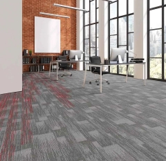 High Quality Office Carpet Tile with PVC Backing 50x50cm, 60.96x60. 96cm, 91.44x91.44cm. 100x100cm