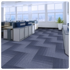 Pvc Bitumen Backed Carpet Tiles Nylon Polypropylene Removable Bottom Office Carpet